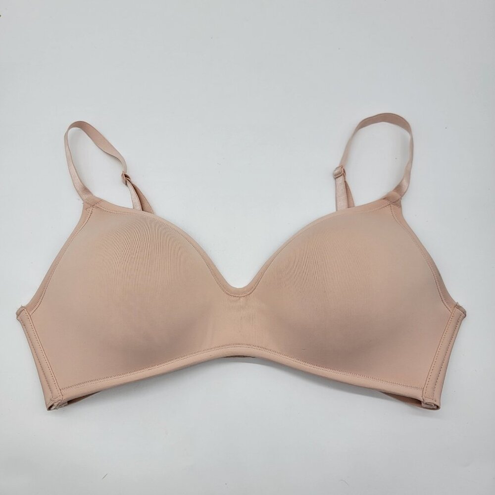 Sophie B Bra Sz 34C Pink Lightly Padded Wireless T Shirt‎ Adjustable Strap